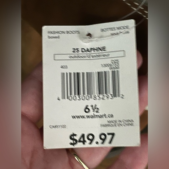 🌸 NEW George Women's Tall Tan Convertible Winter Boots with Sherpa lining 6.5 - Picture 8 of 8